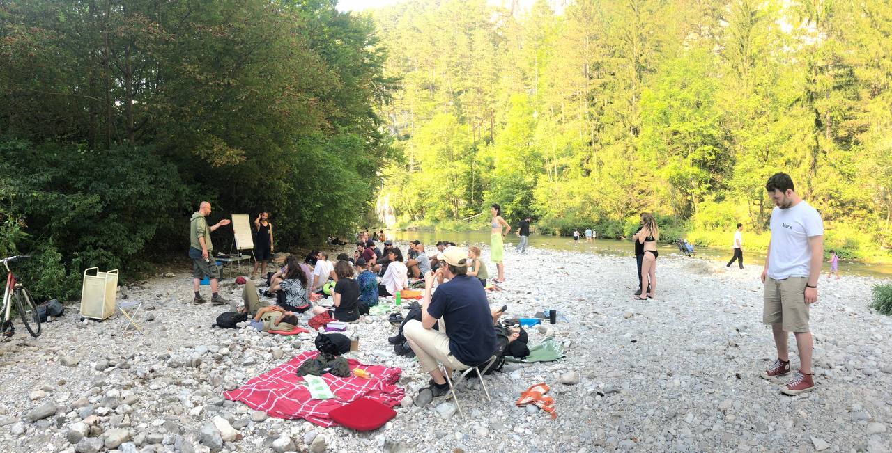 Workshop by the river